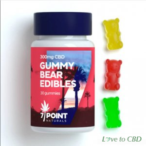 7 POINT NATURALS - CBD EDIBLES - GUMMIES 30 COUNT - 300MG