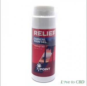 7 POINT NATURALS - CBD TOPICAL - ROLL-ON PAIN GEL - 400MG