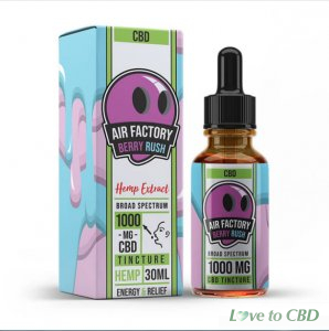 AIR FACTORY CBD - CBD TINCTURE - BERRY RUSH - 500MG-1000MG