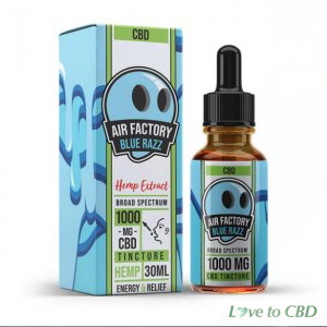AIR FACTORY CBD - CBD TINCTURE - BLUE RAZZ - 500MG-1000MG