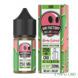 AIR FACTORY CBD - CBD VAPE JUICE - MELON LUSH - 250MG-500MG