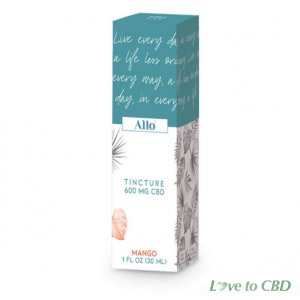 ALLO CBD - CBD TINCTURE - MANGO - 600MG-2400MG