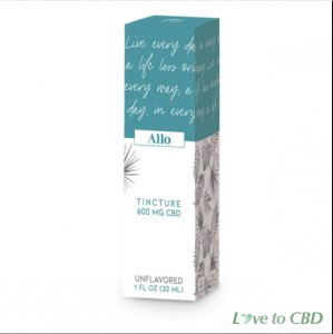 ALLO CBD - CBD TINCTURE - UNFLAVORED - 600MG-2400MG