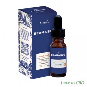 BEAN & BUD - CBD TINCTURE - FRENCH VANILLA COFFEE BOOSTER - 600MG