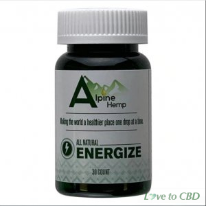 ALPINE HEMP - CBD CAPSULE - ENERGIZE - 20MG