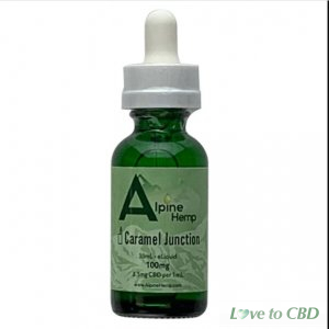 ALPINE HEMP - CBD VAPE - CARAMEL JUNCTION - 100MG-300MG