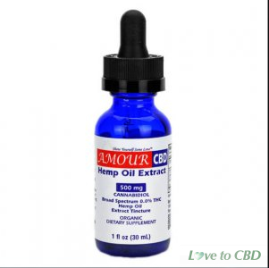 AMOURCBD - CBD TINCTURE - BROAD SPECTRUM - 500MG-1500MG