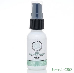 ANDHEMP - CBD PET SPRAY - HOT SPOT - 250MG-500MG