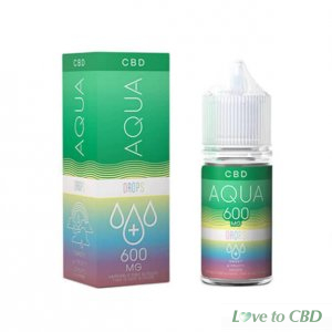AQUA - CBD VAPE JUICE - DROPS - 600MG