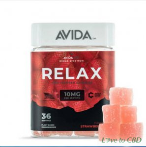 AVIDA CBD - CBD EDIBLE - BROAD SPECTRUM RELAX GUMMIES - 10MG