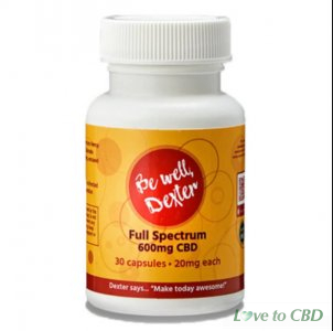 BE WELL DEXTER - CBD SOFTGELS - FULL SPECTRUM - 600MG