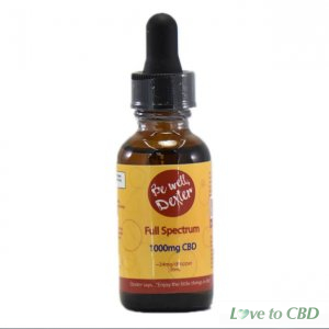 BE WELL DEXTER - CBD TINCTURE - FULL SPECTRUM NATURAL - 500MG-1000MG