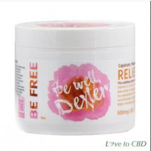 BE WELL DEXTER - CBD TOPICAL - RELIEF CREAM - 500MG