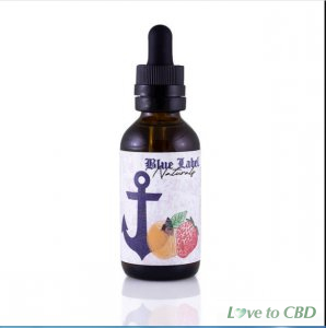 BLUE LABEL CBD - CBD TINCTURE - PEACH AND STRAWBERRY - 10000MG