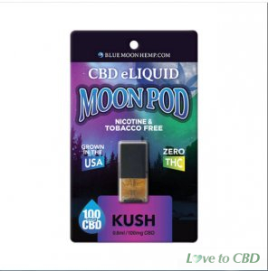 BLUE MOON HEMP - CBD POD - KUSH MOON POD - 100MG