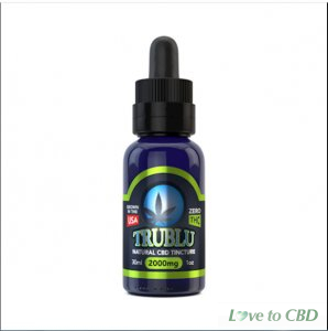 BLUE MOON HEMP - CBD TINCTURE - TRU BLU - 2000MG