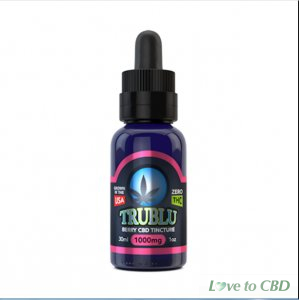 BLUE MOON HEMP - CBD TINCTURE - TRU BLU BERRY - 1000MG