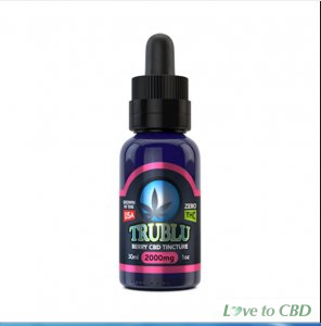 BLUE MOON HEMP - CBD TINCTURE - TRU BLU BERRY - 2000MG