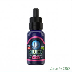 BLUE MOON HEMP - CBD TINCTURE - TRU BLU BERRY - 500MG