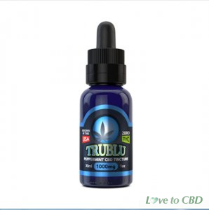 BLUE MOON HEMP - CBD TINCTURE - TRU BLU PEPPERMINT - 1000MG