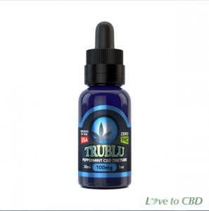 BLUE MOON HEMP - CBD TINCTURE - TRU BLU PEPPERMINT - 125MG