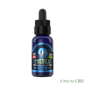 BLUE MOON HEMP - CBD TINCTURE - TRU BLU PEPPERMINT - 500MG