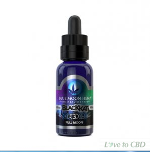 BLUE MOON HEMP - CBD VAPE - BLACK KAT FULL MOON - 750MG