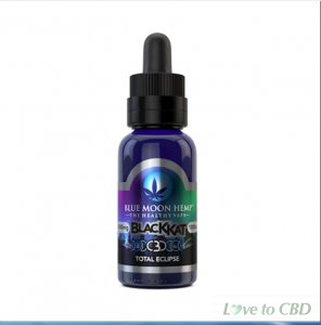 BLUE MOON HEMP - CBD VAPE - BLACK KAT TOTAL ECLIPSE - 1000MG