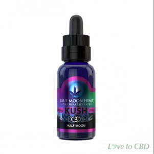 BLUE MOON HEMP - CBD VAPE - KUSH HALF MOON - 250MG
