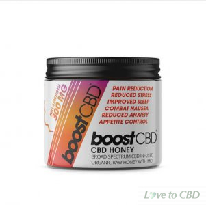 BOOSTCBD - CBD EDIBLE - INFUSED HONEY - 4OZ