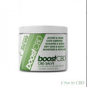 BOOSTCBD - CBD TOPICAL - INFUSED SALVE - 4OZ