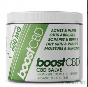 BOOSTCBD - CBD TOPICAL - MAX STRENGTH INFUSED SALVE - 4OZ