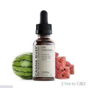 CANNA RIVER - CBD TINCTURE - BROAD SPECTRUM WATERMELON - 1000MG-5000MG