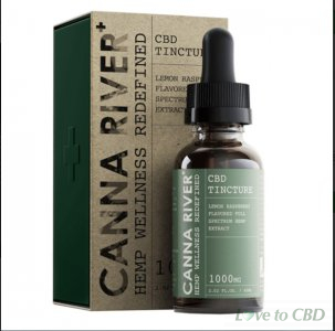 CANNA RIVER - CBD TINCTURE - FULL SPECTRUM LEMON RASPBERRY - 1000MG-5000MG