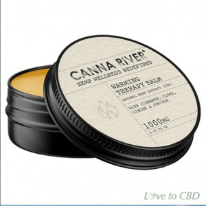 CANNA RIVER - CBD TOPICAL - WARMING BALM - 1000MG