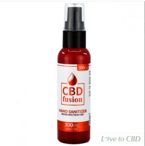CBD FUSION - CBD TOPICAL - BROAD SPECTRUM HAND SANITIZER - 300MG