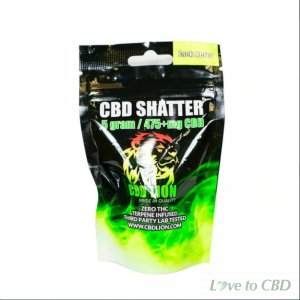 CBD LION - CBD CONCENTRATE - JACK HERER SHATTER - 0.5 GRAM