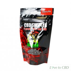 CBD LION - CBD CONCENTRATE - CHERRY PIE SHATTER - 1 GRAM