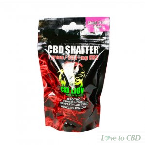 CBD LION - CBD CONCENTRATE - GHOST TRAIN HAZE SHATTER - 1 GRAM
