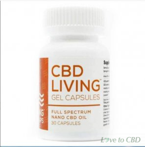 CBD LIVING - CBD SOFTGELS - FULL SPECTRUM 30 COUNT - 750MG