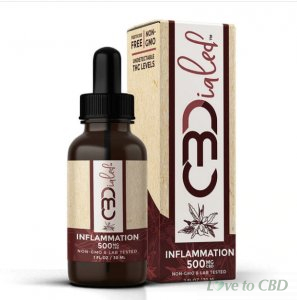 CBDIALED - CBD TINCTURE - INFLAMMATION - 500MG