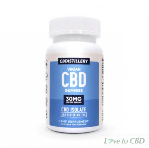 CBDISTILLERY - CBD EDIBLE - GUMMIES 25 COUNT - 30MG