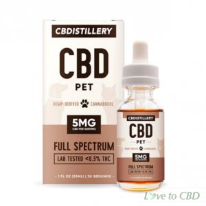 CBDISTILLERY - CBD PET TINCTURE - FULL SPECTRUM - 150MG