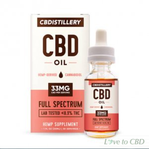 CBDISTILLERY - CBD TINCTURE - FULL SPECTRUM - 1000MG