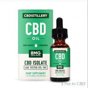 CBDISTILLERY - CBD TINCTURE - ISOLATE OIL - 250MG