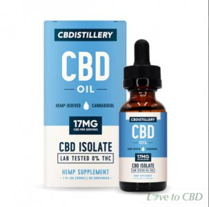 CBDISTILLERY - CBD TINCTURE - ISOLATE OIL - 500MG