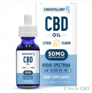 CBDISTILLERY RX - CBD TINCTURE - BROAD SPECTRUM CITRUS - 1500MG