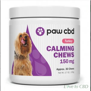 CBDMD - CBD PET TREATS - TURKEY CANINE CALMING CHEWS - 150MG-600MG