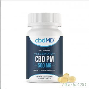 CBDMD - CBD SOFTGELS - PM SOFTGEL CAPSULES - 16.5MG
