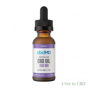 CBDMD - CBD TINCTURE - BROAD SPECTRUM BERRY - 300MG-7500MG